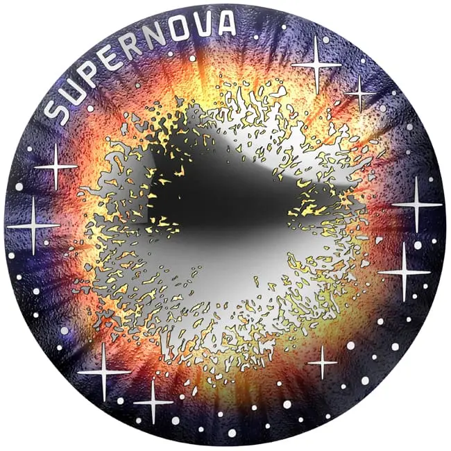 Stříbrná mince Supernova 2024