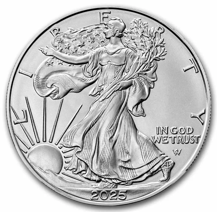 Stříbrná mince American Eagle 2025 BU