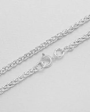 Řetízek ze stříbra , šířka 2 mm, hmotnost 10,2g