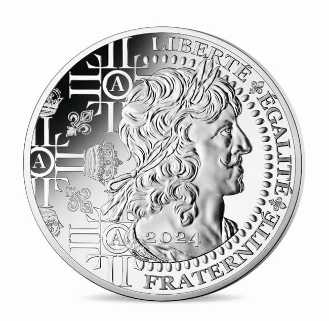 Stříbrná mince Louis dor