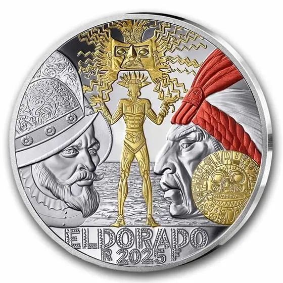 Stříbrná mince 10 € z roku 2025, série Sower (El Dorado)