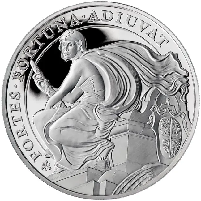 Stříbrná mince Královniny ctnosti: Odvaha