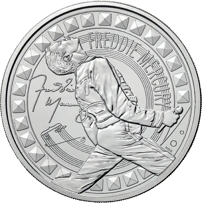Mince 5 GBP Freddie Mercury 2025 Hudební generace The Royal Mint V blistru