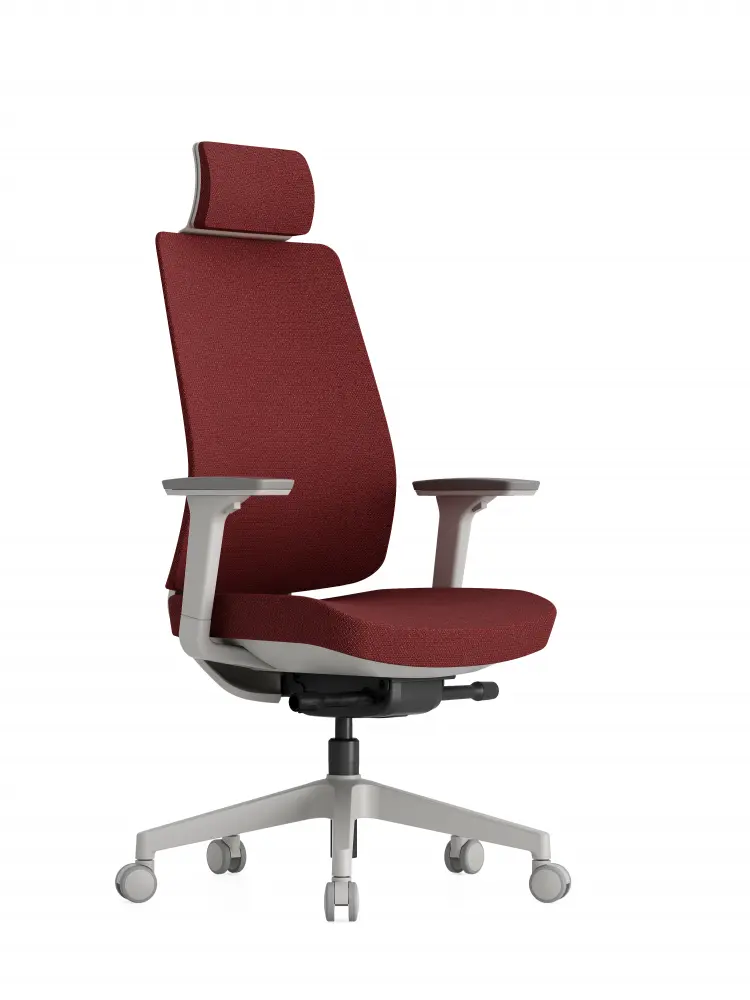 Kancelářská ergonomická židle K50 — bílá, více barev Červená