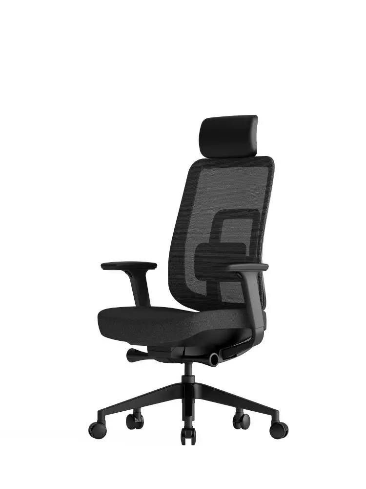 Kancelářská ergonomická židle K42 SP – síť/ čalouněná, černá