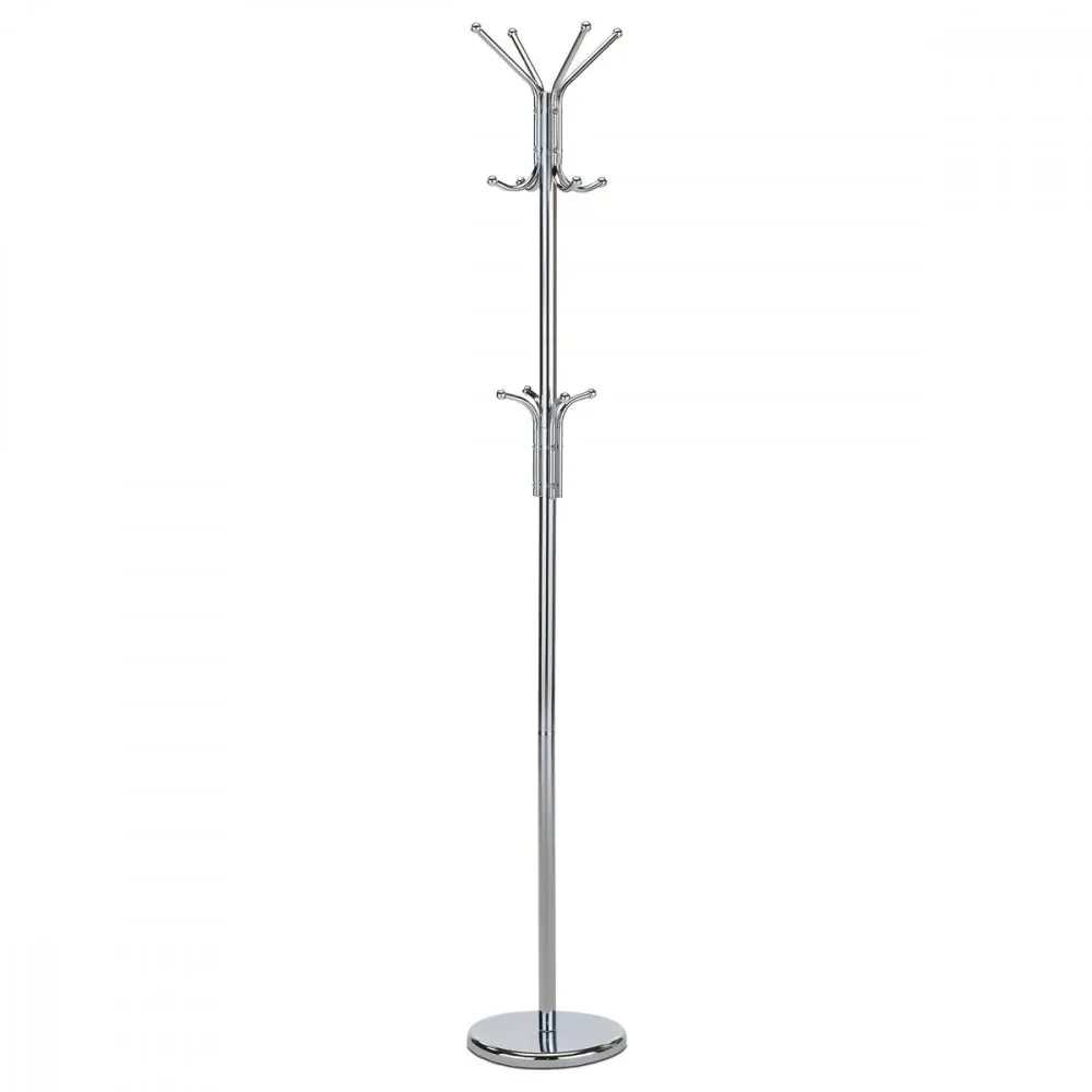 Kovový věšák Viborg chrom, 180 cm