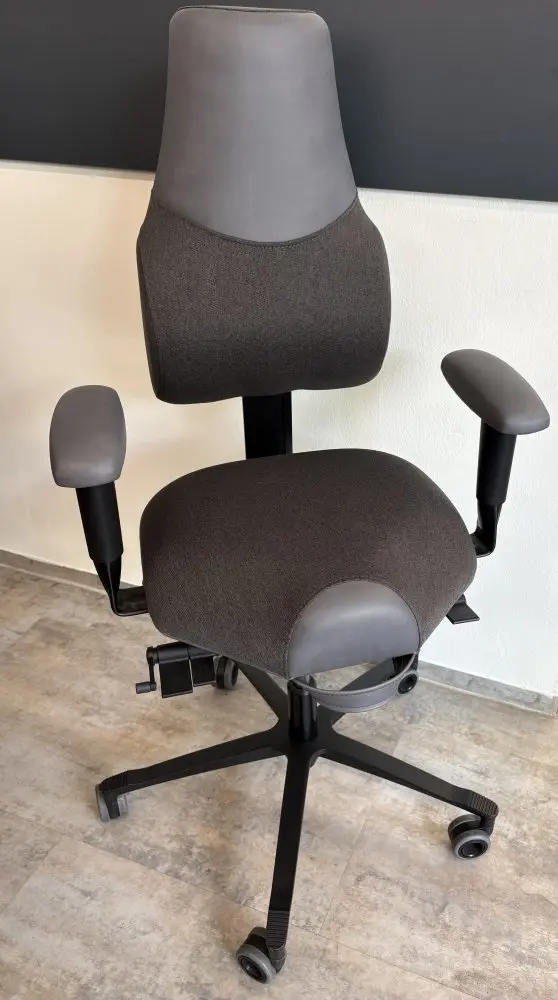 Zdravotní židle THERAPIA STANDI standardní – na míru, eko kůže, NX18/CX18 GREY