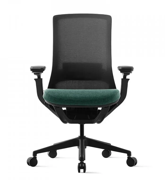 Kancelářská ergonomická židle ROLY BLACK - síťovina, více barev Zelená