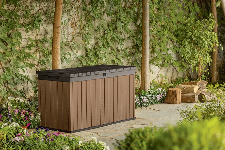 KETER Zahradní box Darwin 570 L - 142,5 x 65,3 x 78,2 cm - Brown