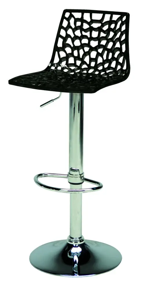 Barová židle SPIDER – variabilní výška, moderní design, více barev polypropylen lesk bianco
