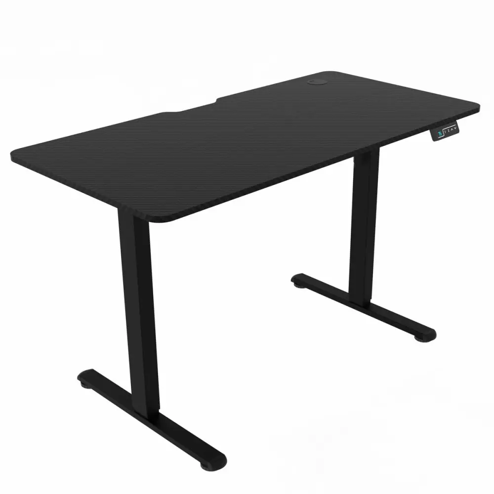 Elektricky nastavitelný pracovní stůl ELEVATE – černá, 120x60 cm